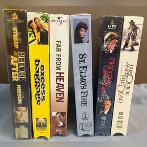 Bundle of New Sealed Vintage VHS Movies
